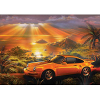 ART PUZZLE Puzzle Žlté Porsche 1500 dielikov