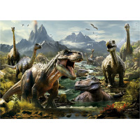 EDUCA Puzzle Zúriví dinosaury 1000 dielikov