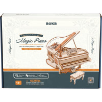 ROBOTIME Roker 3D drevené puzzle Kúzelný klavír (hracia skrinka) 223 dielikov