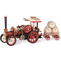 ROBOTIME Roker 3D drevené puzzle Parný stroj 469 dielikov