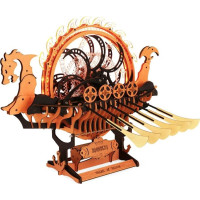 ROBOTIME Roker 3D drevené puzzle Vikingská dračia loď 229 dielikov