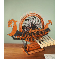 ROBOTIME Roker 3D drevené puzzle Vikingská dračia loď 229 dielikov