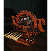 ROBOTIME Roker 3D drevené puzzle Vikingská dračia loď 229 dielikov