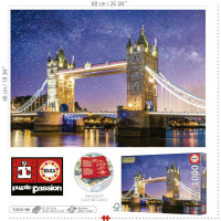 EDUCA Svietiace puzzle Tower Bridge, Londýn 1000 dielikov