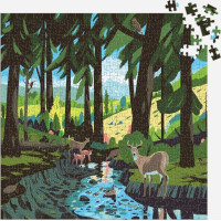 Galison Puzzle Lesná krajina 500 dielikov