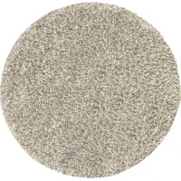 Moderný koberec SHAGGY CAMIL okrúhly - ecru
