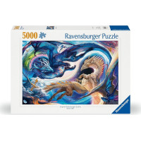 RAVENSBURGER Puzzle Draci: Deň a noc 5000 dielikov