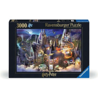 RAVENSBURGER Puzzle Harry Potter: Rokfortský hrad 3000 dielikov