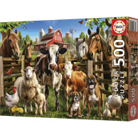 EDUCA Puzzle Kamaráti zo statku 500 dielikov