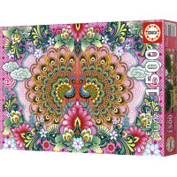 EDUCA Puzzle Pávy indickí 1500 dielikov