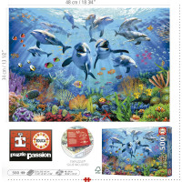 EDUCA Puzzle Zábava pod hladinou 500 dielikov