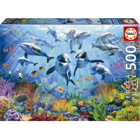 EDUCA Puzzle Zábava pod hladinou 500 dielikov