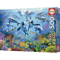 EDUCA Puzzle Zábava pod hladinou 500 dielikov