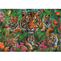 EDUCA Puzzle Tigre v džungli 500 dielikov