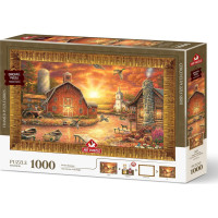 ART PUZZLE Puzzle s rámom a lepidlom 3v1 Za slnkom 1000 dielikov