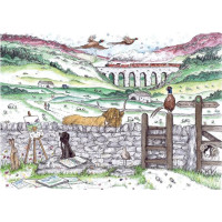 RAVENSBURGER Puzzle Život v Yorkshire 1000 dielikov