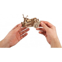 UGEARS 3D puzzle Harry Potter: Hagridova lietajúca motorka 130 dielikov