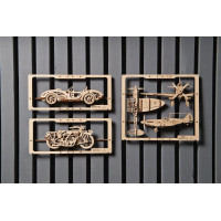 UGEARS 3D puzzle India Moto 2,5D 42 dielikov