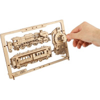 UGEARS 3D puzzle Parný Express 2,5D 79 dielikov
