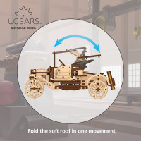 UGEARS 3D puzzle Retro car UGR-T 337 dielikov