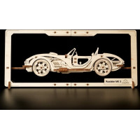 UGEARS 3D puzzle Roadster MK3 2,5D 62 dielikov