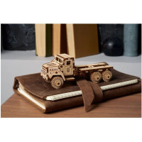 UGEARS 3D puzzle Vojenské nákladné auto 91 dielikov