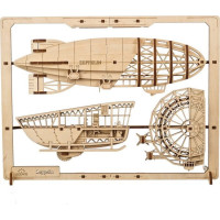 UGEARS 3D puzzle Zeppelin 2,5D 49 dielikov
