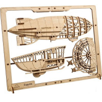 UGEARS 3D puzzle Zeppelin 2,5D 49 dielikov