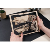 UGEARS 3D puzzle Zeppelin 2,5D 49 dielikov