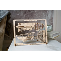 UGEARS 3D puzzle Zeppelin 2,5D 49 dielikov