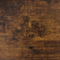 Dvojkomorový kôš na bielizeň s policami MIRUN 80L - čierny/starený dub