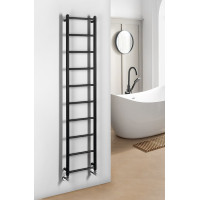 Sapho DINA vykurovacie teleso 350x1680mm, čierna mat IR378TB