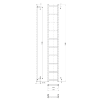 Sapho DINA vykurovacie teleso 250x1680mm, biela IR377TW