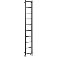 Sapho DINA vykurovacie teleso 250x1680mm, čierna mat IR377TB