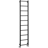 Sapho DINA vykurovacie teleso 350x1680mm, čierna mat IR378TB
