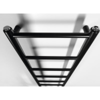 Sapho DINA vykurovacie teleso 350x1680mm, čierna mat IR378TB