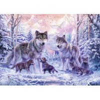 RAVENSBURGER Puzzle Arktickí vlci 1000 dielikov