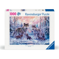 RAVENSBURGER Puzzle Arktickí vlci 1000 dielikov