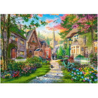 RAVENSBURGER Puzzle Prechádzka vidieckou uličkou 1000 dielikov