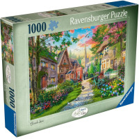 RAVENSBURGER Puzzle Prechádzka vidieckou uličkou 1000 dielikov