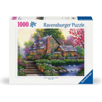 RAVENSBURGER Puzzle Romantická chata 1000 dielikov
