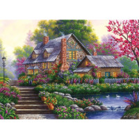 RAVENSBURGER Puzzle Romantická chata 1000 dielikov