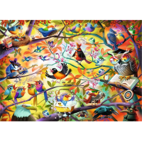 RAVENSBURGER Puzzle Zaneprázdnení vtáky 1000 dielikov