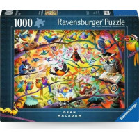 RAVENSBURGER Puzzle Zaneprázdnení vtáky 1000 dielikov