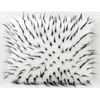 Obliečka na vankúš FLUFFY 40x50 cm - biela/sivá