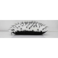 Obliečka na vankúš FLUFFY 40x50 cm - biela/sivá