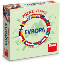 Dino Cestovná hra Poznaj vlajky - Európa