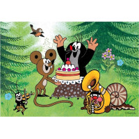 Dino Puzzle Krtko: Oslava 2x48 dielikov