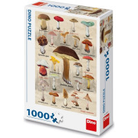 Dino Puzzle Huby koláž 1000 dielikov