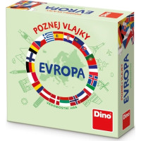 Dino Cestovná hra Poznaj vlajky - Európa